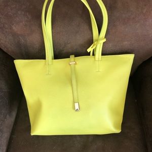 Lime green Vince Camino tote!